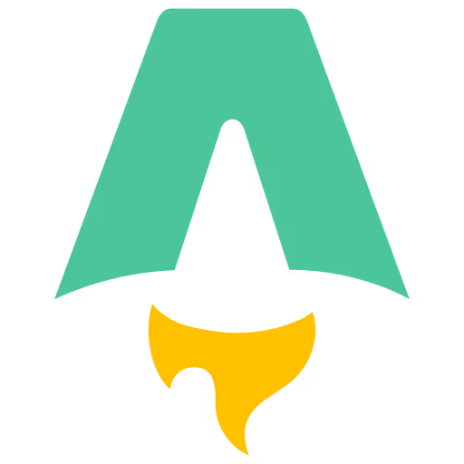 Astro logo with Functional Paper accent colors